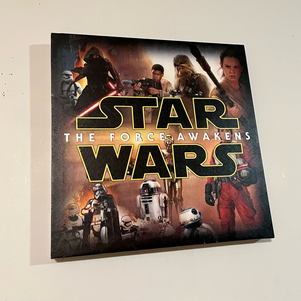 Star Wars The Force Awakens canvas by Artissimo